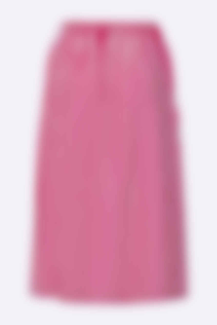 LOVE kidswear Livia Skirt In Beige Tencel With Red Polka Dots For Women