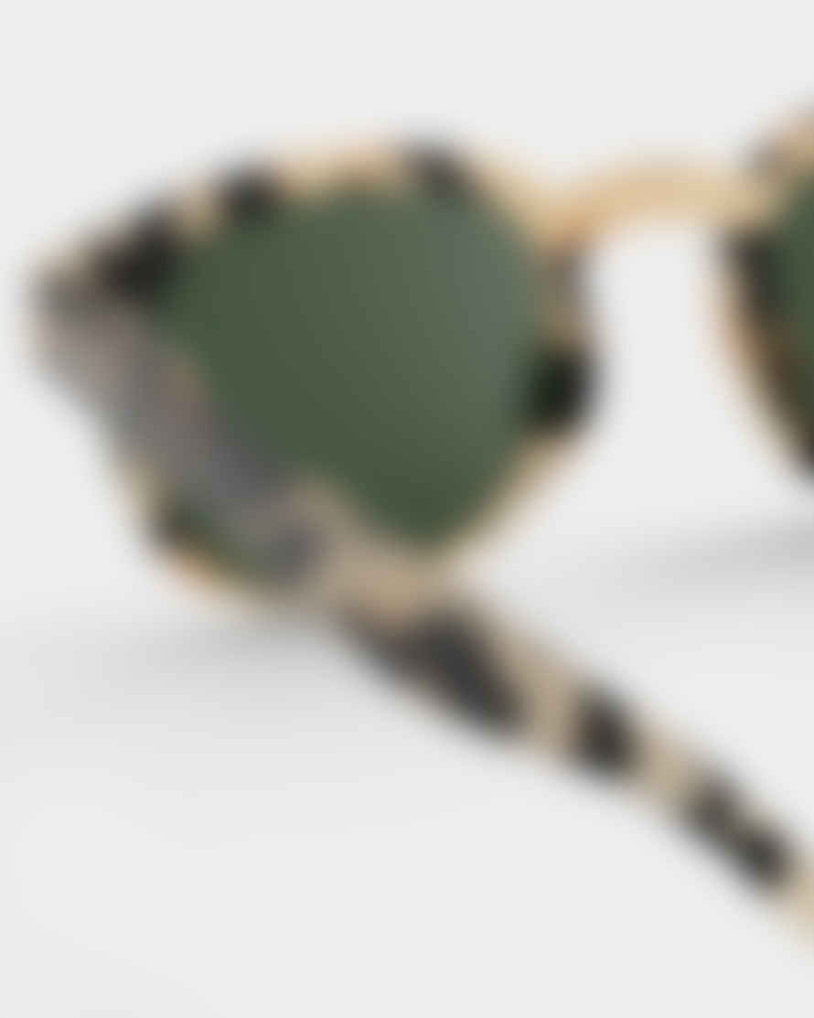 IZIPIZI Occhiali Sun Polarized Mod. C Light Tortoise Green Lenses