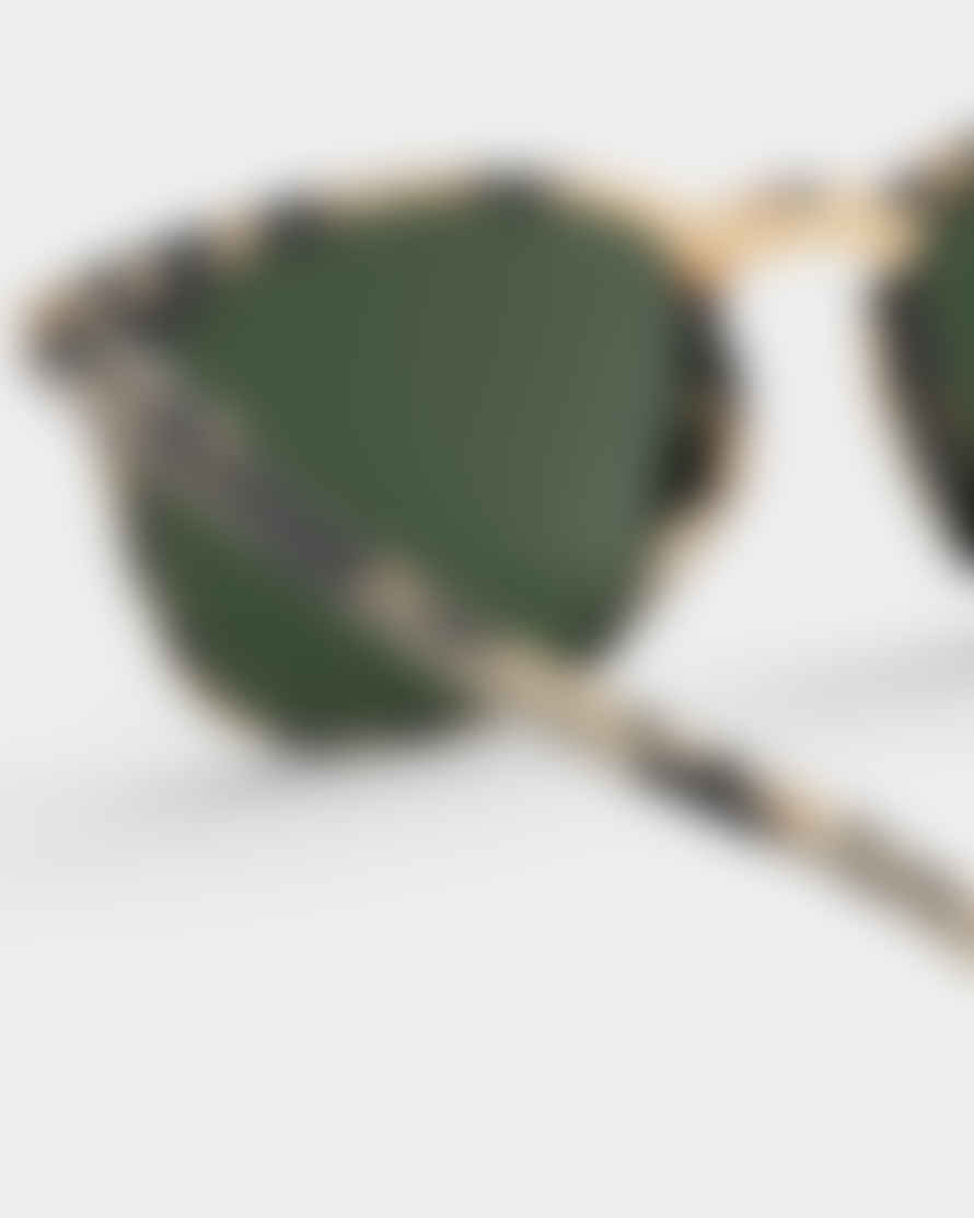 IZIPIZI Occhiali Sun Polarized Mod. E Light Tortoise Green Lenses