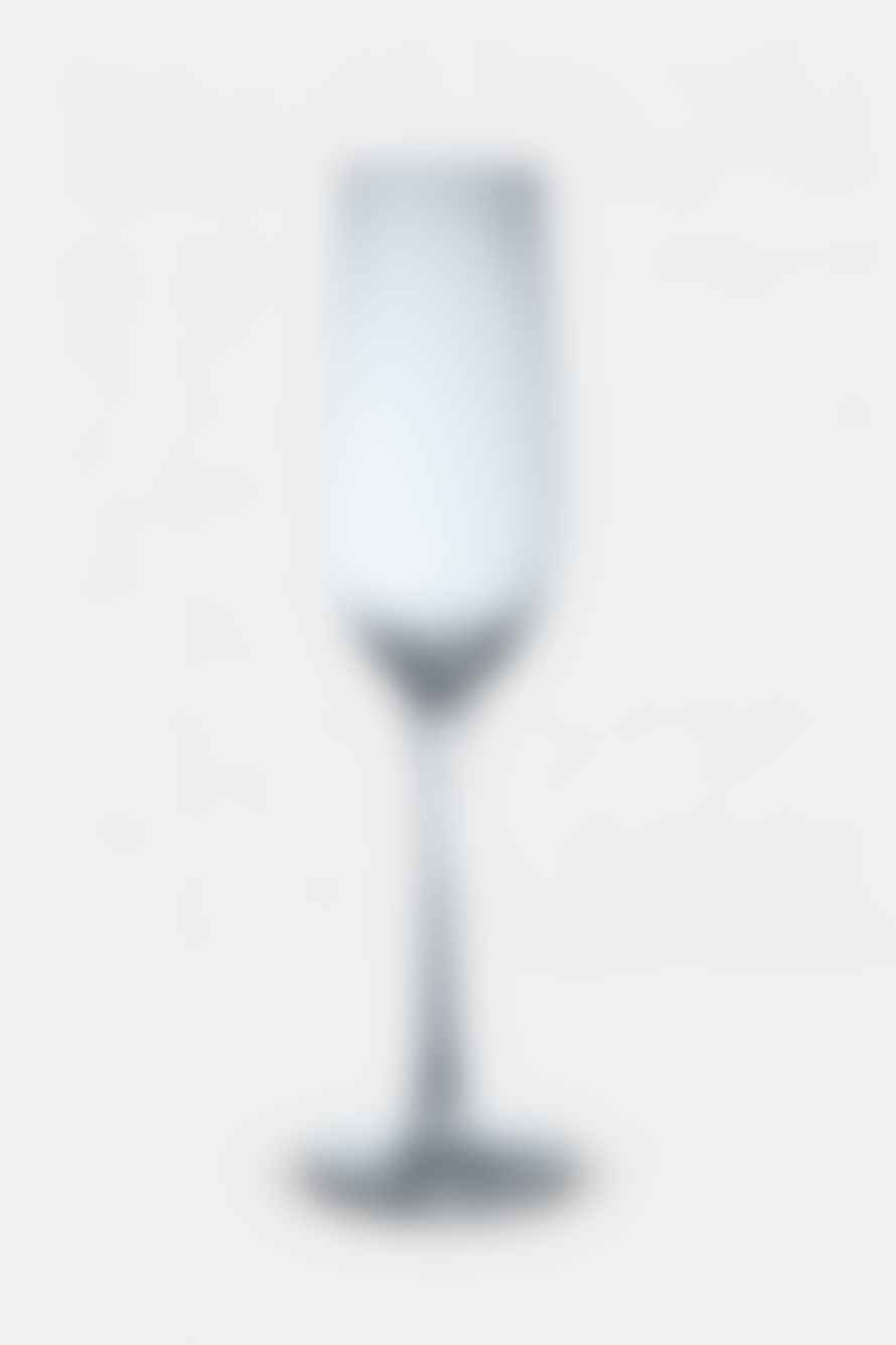 The Home Collection Set Of 4 Galia Champagne Ribbed Flutes