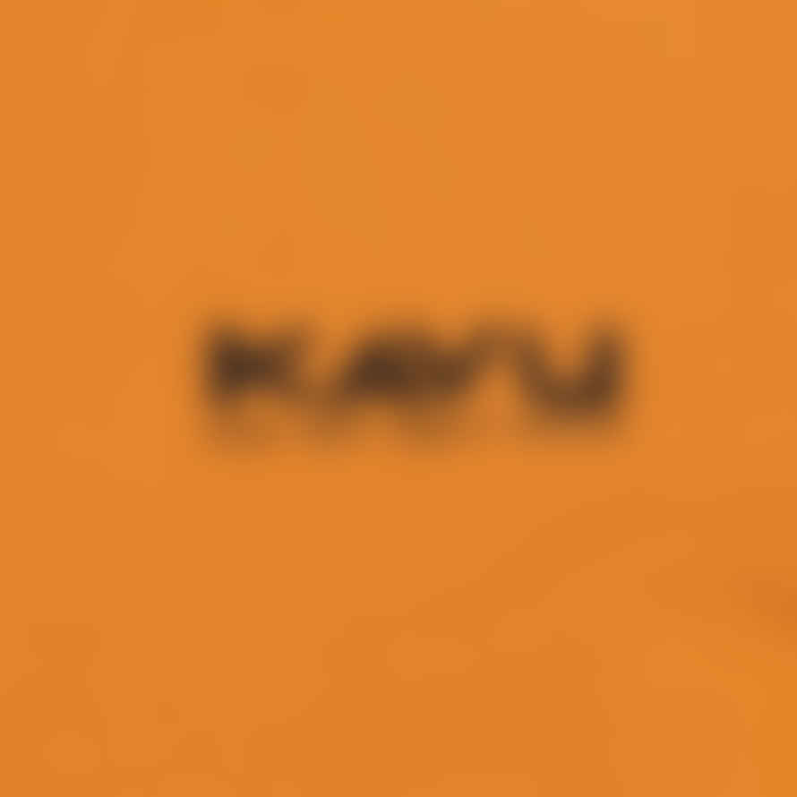 Kavu Long Sleeve Etch Art T-shirt in Orange