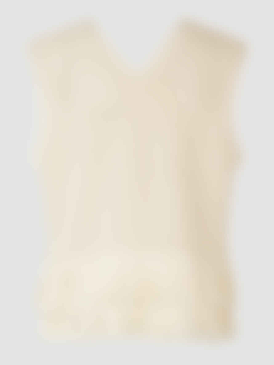 Second Female Mantova V-neck Knit White