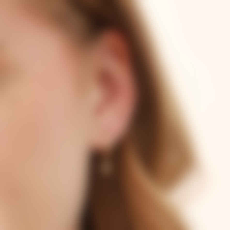 Lisa Angel Tiny Star Charm Huggie Hoop Earrings In Gold