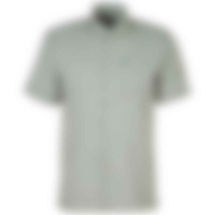 Barbour Nelson Short Sleeve Linen Shirt - Bleached Olive