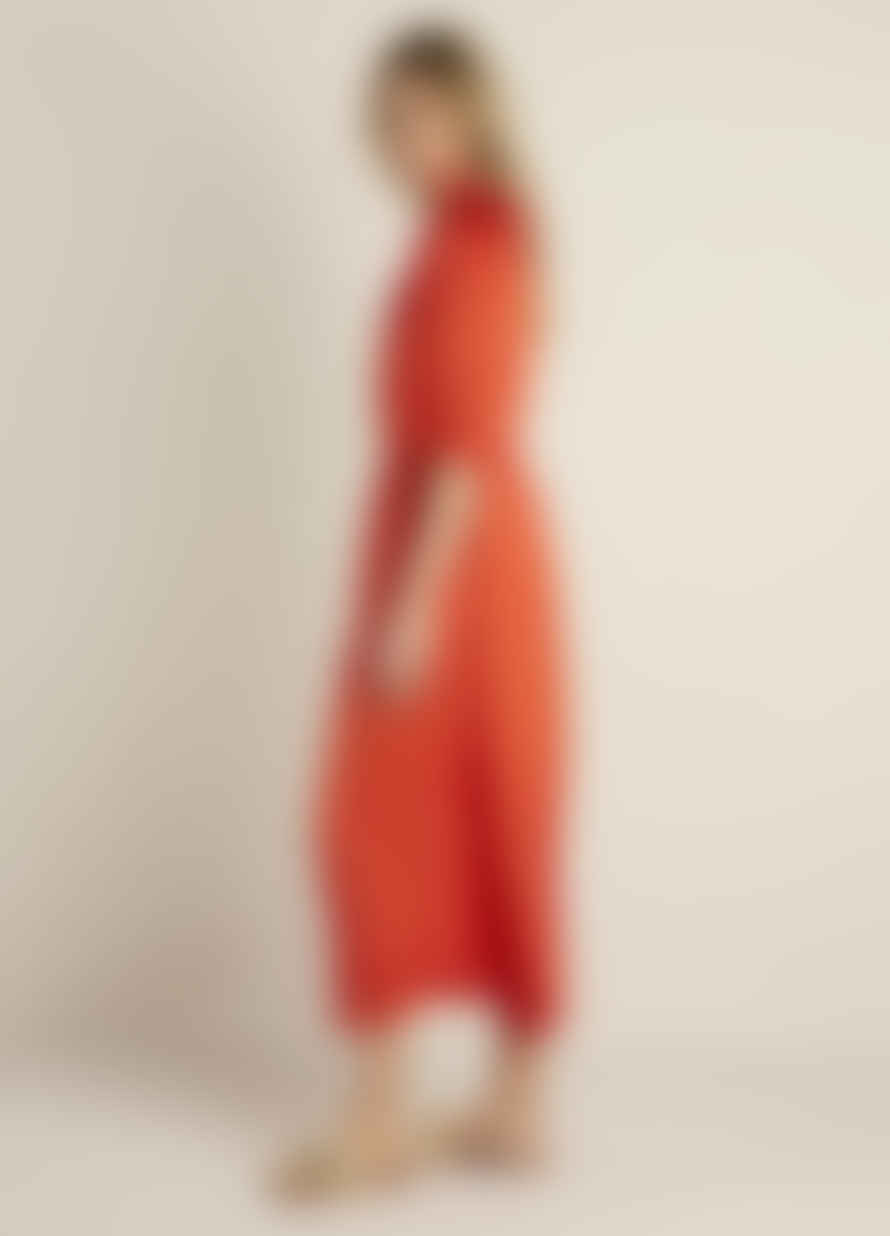 SUMMUM WOMAN One Shoulder Dress - Mandarin