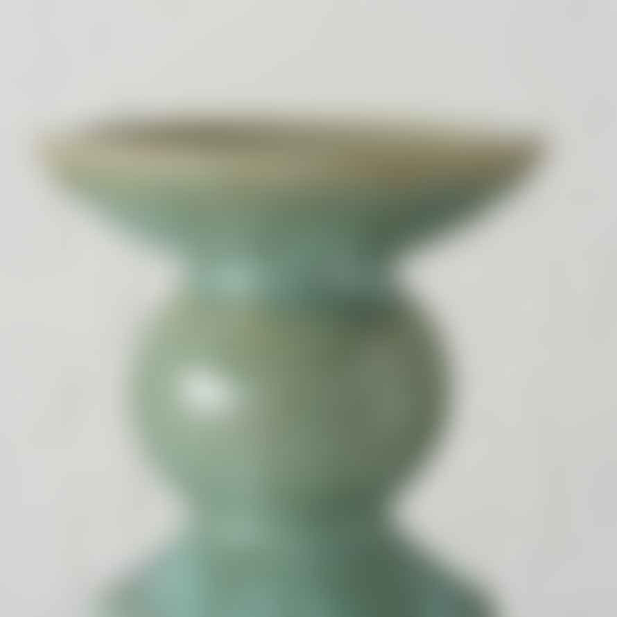 &Quirky Peruya Green Candle Holder