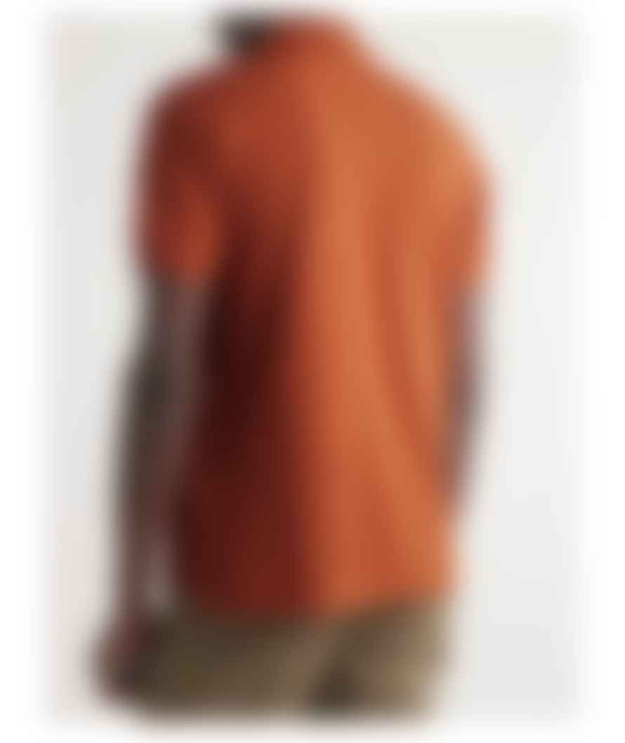 Paul Smith Artist Stripe Polo Shirt Orange