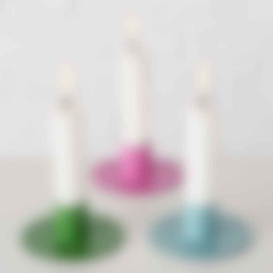 &Quirky Colour Pop Candle Holder : Set of 3