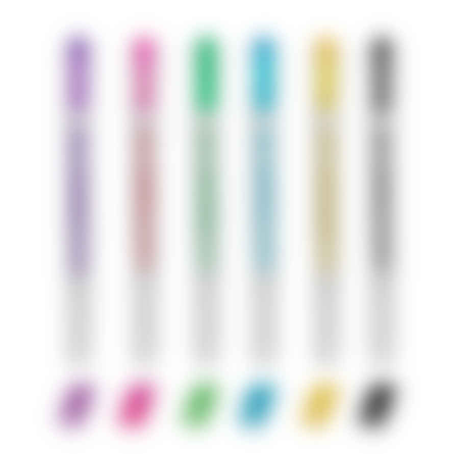 Legami Milano Set Of 6 Mini Glitter Gel Pens