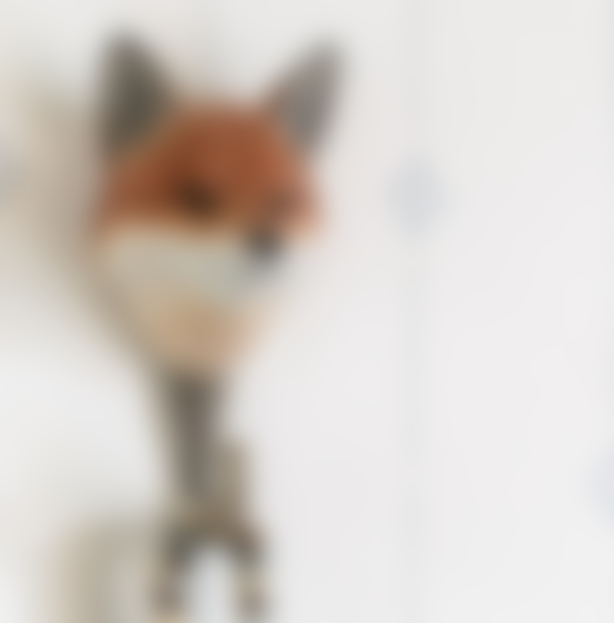 Wildlife Garden Wood Handcarved Hook Fox