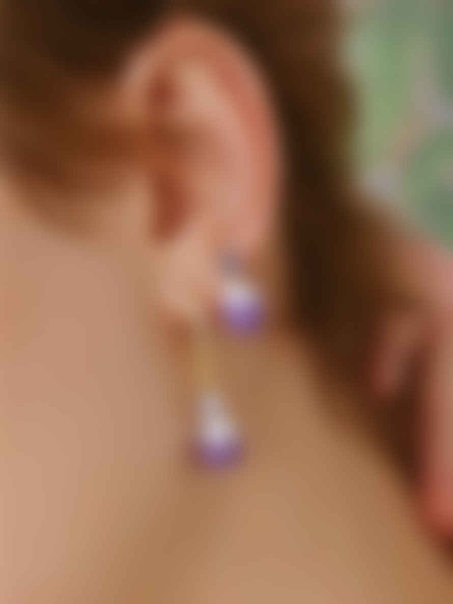 WILHELMINA GARCIA Swan Lake Pearl Earring