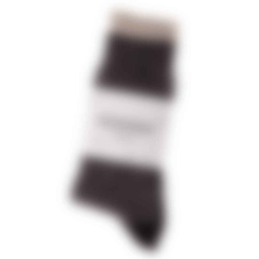 Patapaca Melange Socks Negro / Plomo