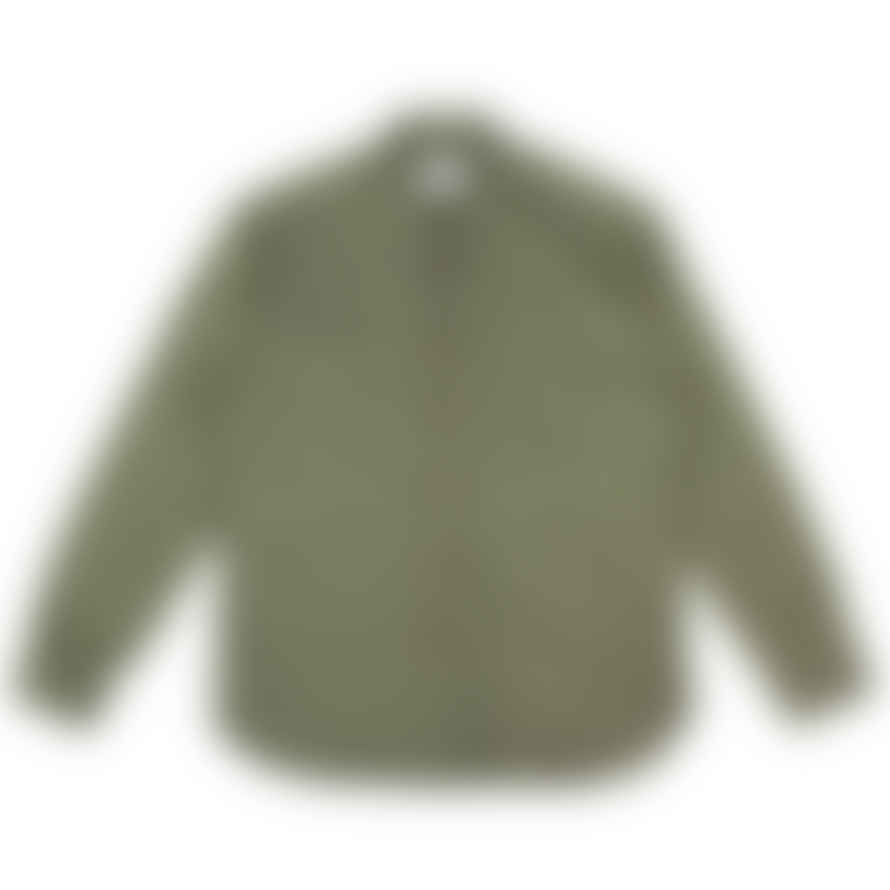 Merchant Menswear Mercante Babycord Shirt Saggio Green