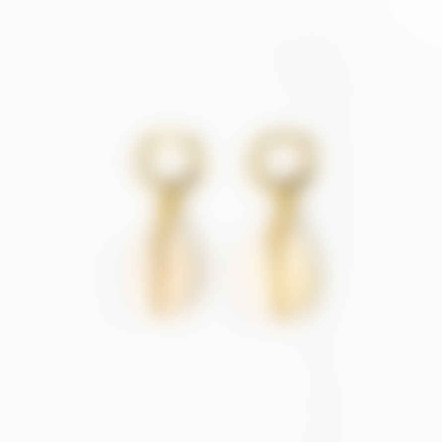 Pineapple Island Asri Cowrie Shell Earrings