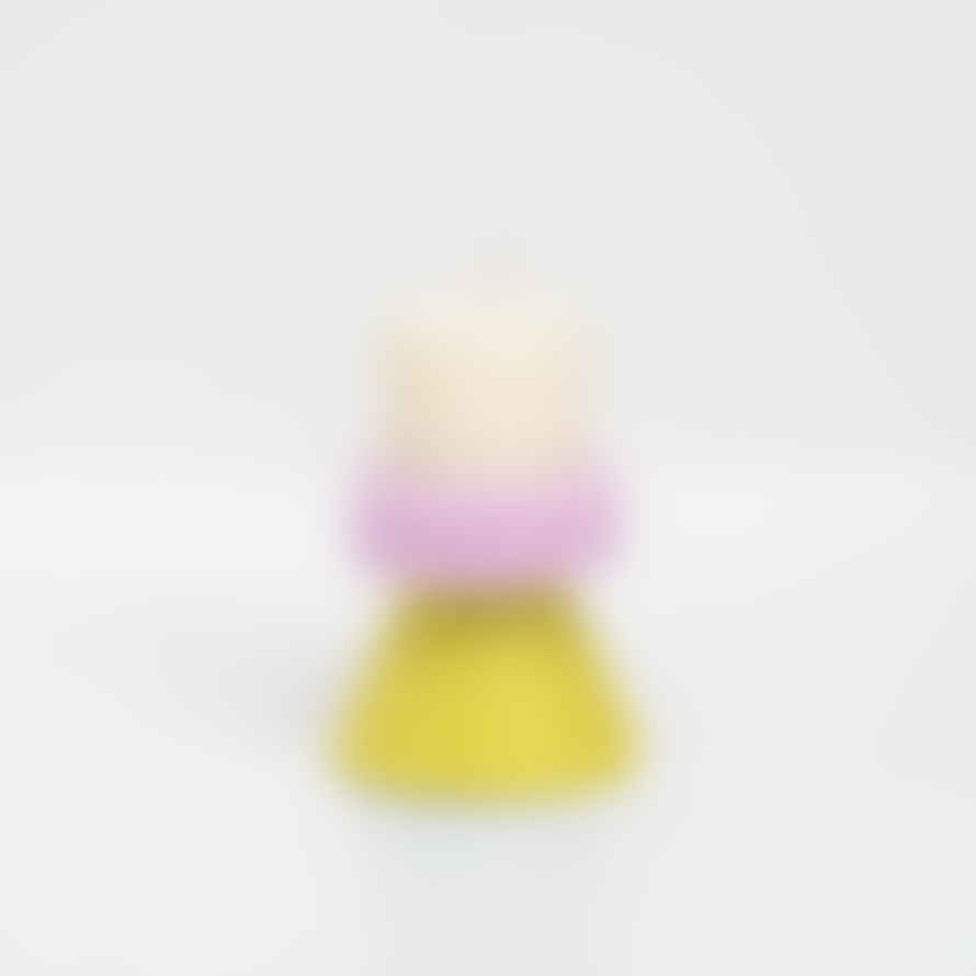 Yod & Co. Stack Candle Mini - White/ Lilac/ Yellow