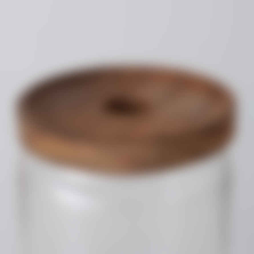 Boltze A Tavola Small Clear Glass Storage Jar