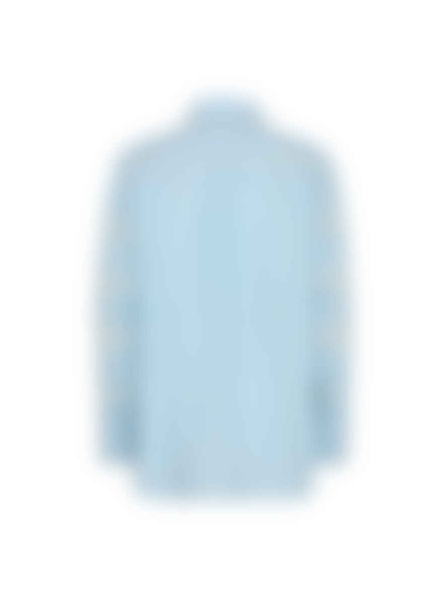 Levete Room Bonete White/blue Stripe Cotton Shirt