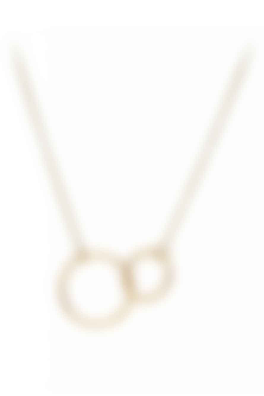 Pernille Corydon Double Plain Necklace In Gold