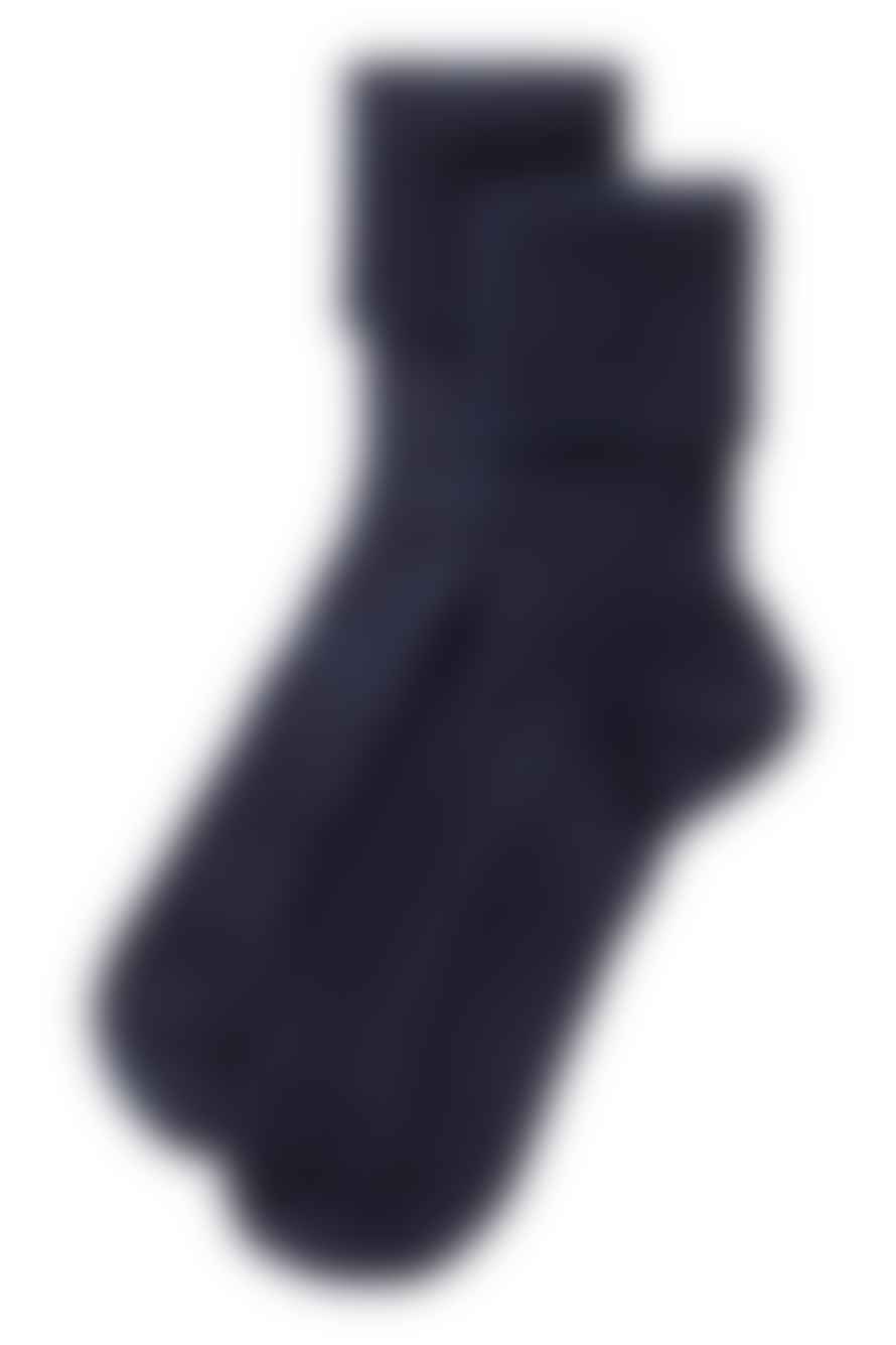 Rosie Sugden Navy Cashmere Socks