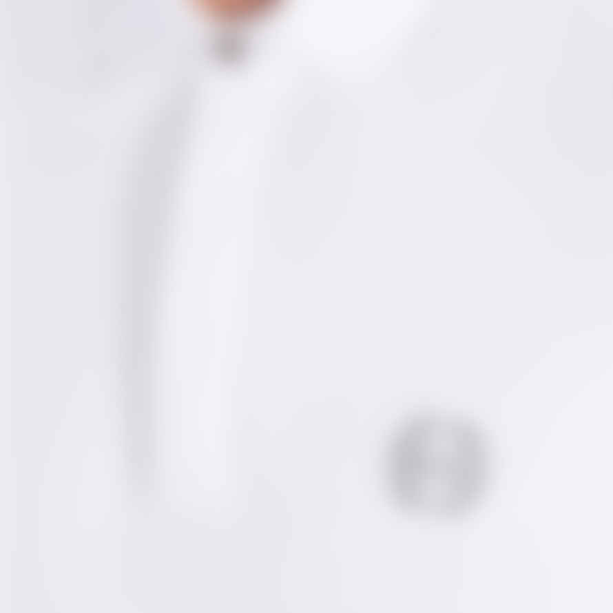 Armani Exchange 8nzf91 Textured Collar Polo - White