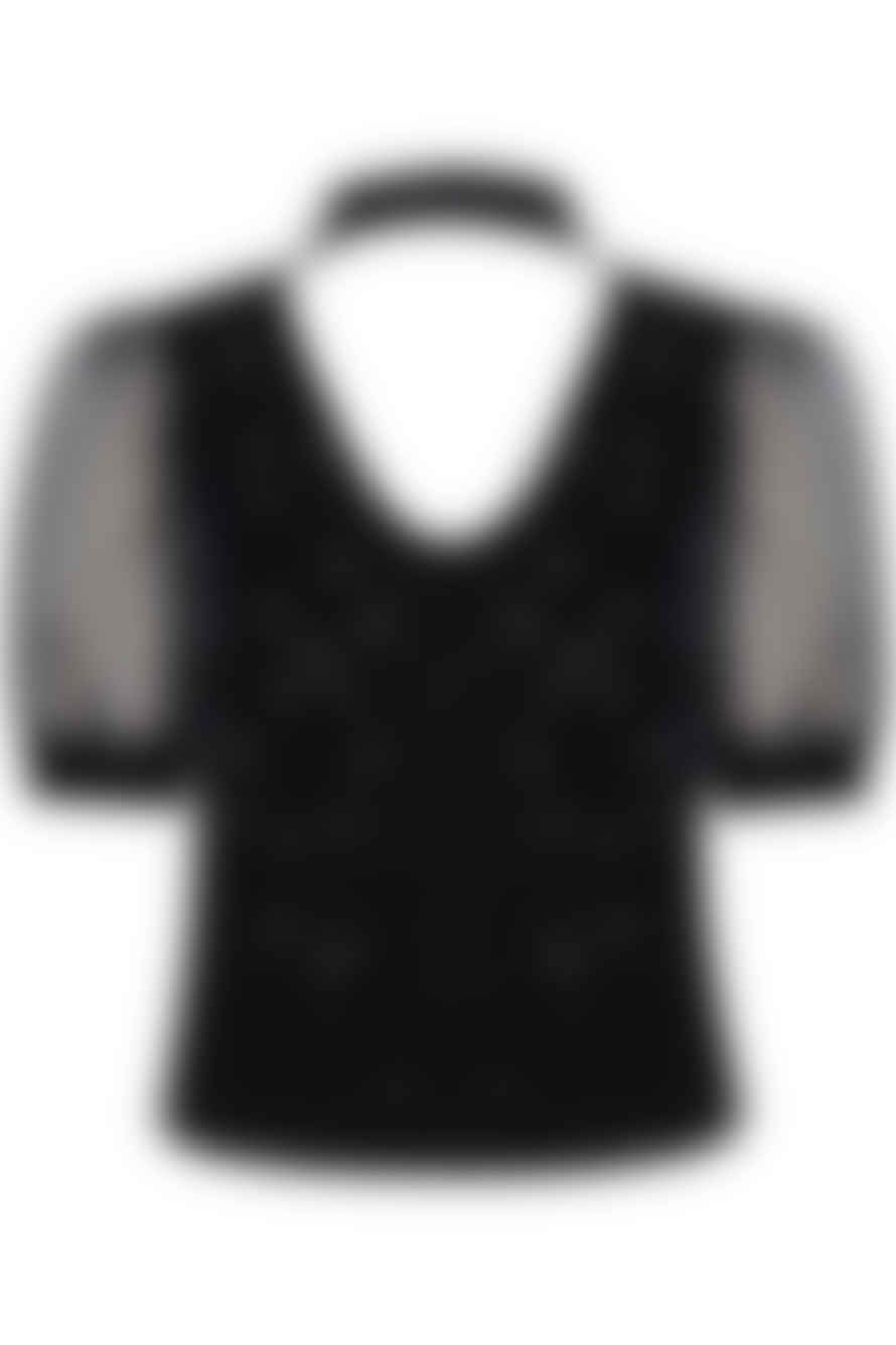 b.young Black Sulo Blouse 