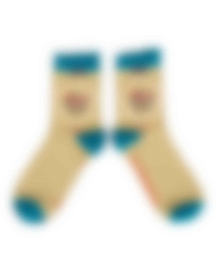 Powder A Z Ankle Alphabet W Socks