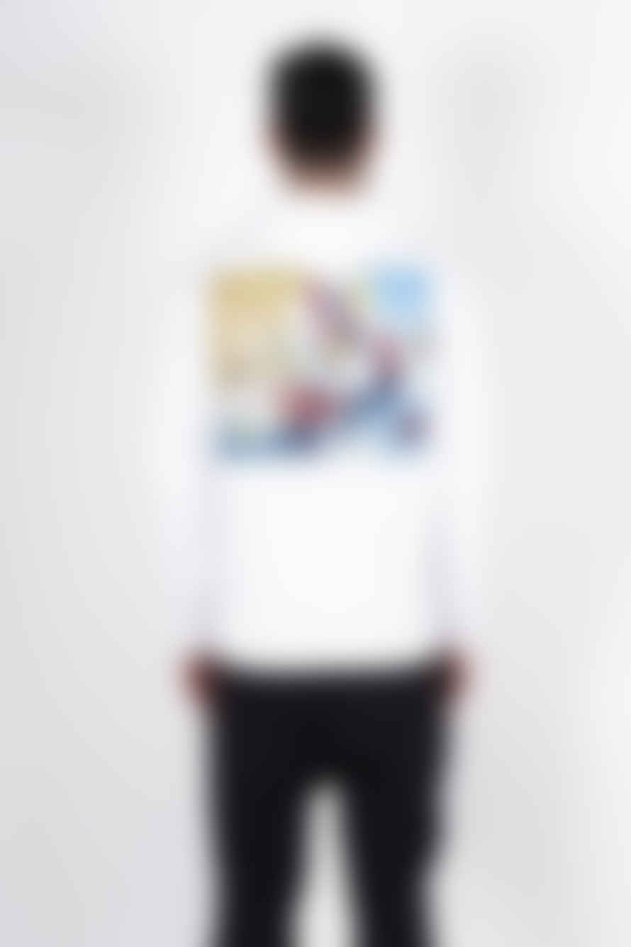 ABE White Abstract Hoodie