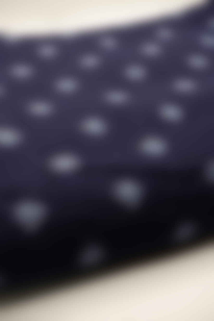 Remus Uomo Navy Spotted Scarf 