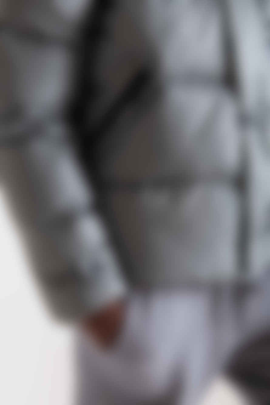 ANTONY MORATO Grey Padded Tech Hooded Jacket