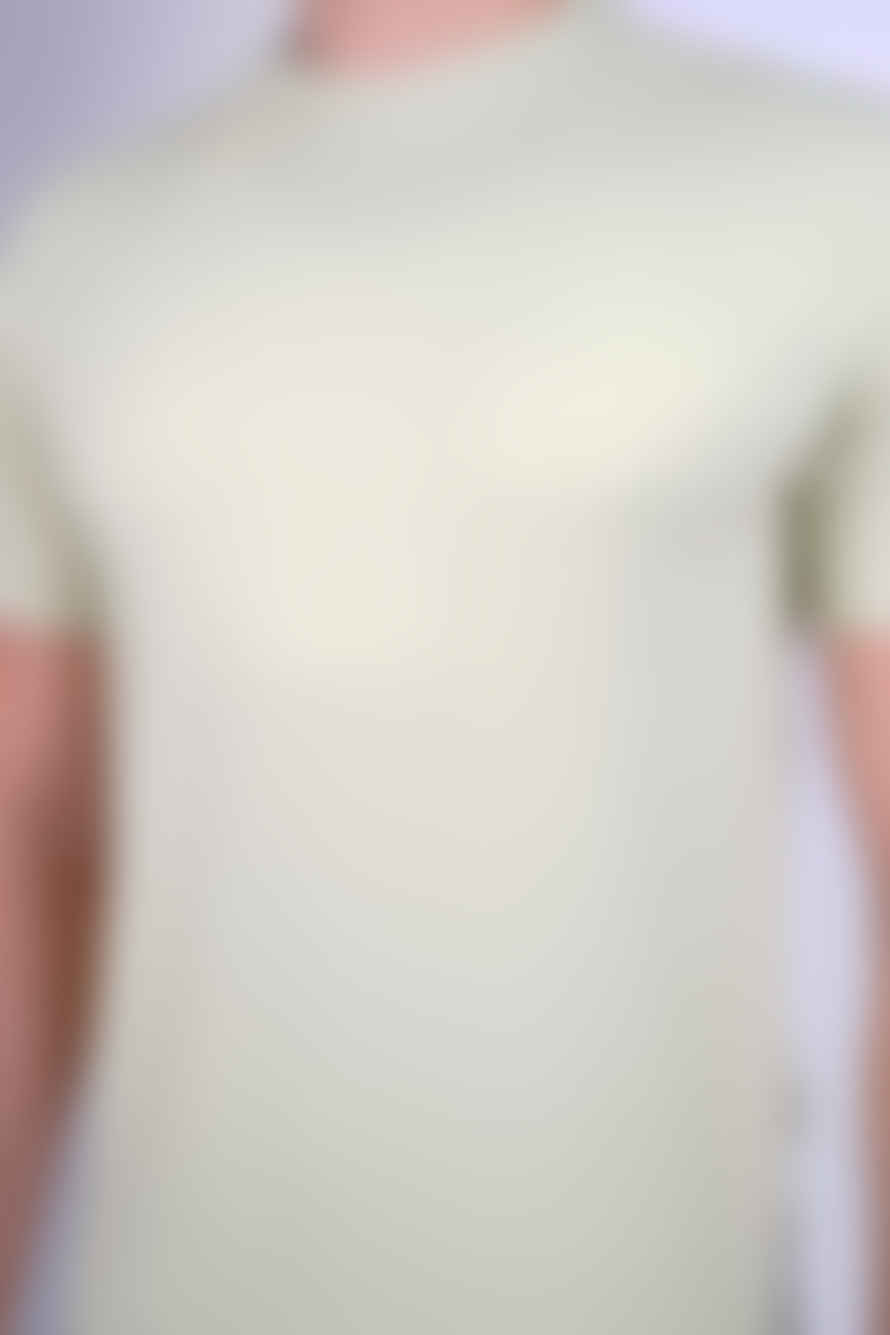 Remus Uomo Pistachio Tapered Fit Cotton Stretch T Shirt 
