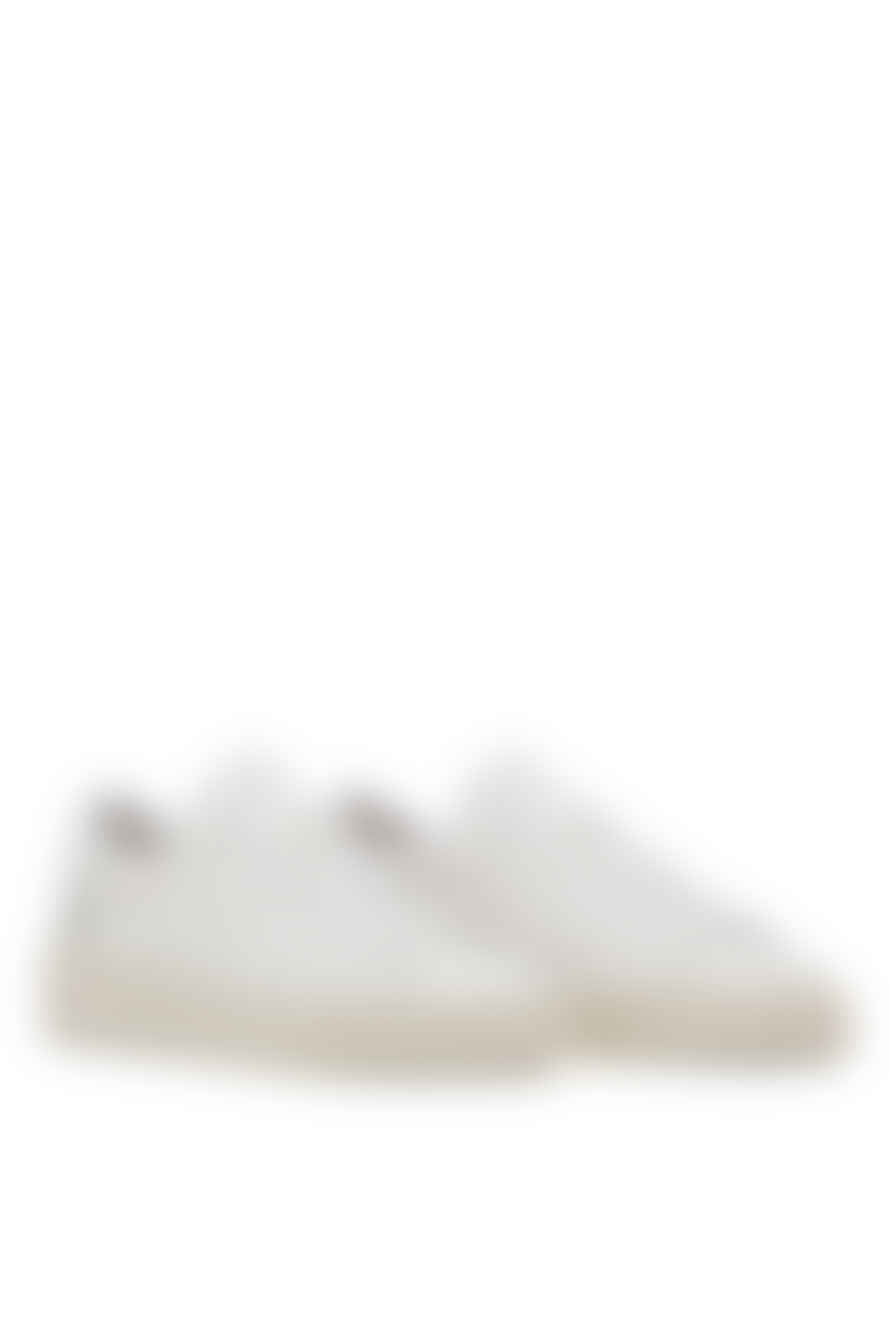 D.A.T.E White Levante Calf Sneakers