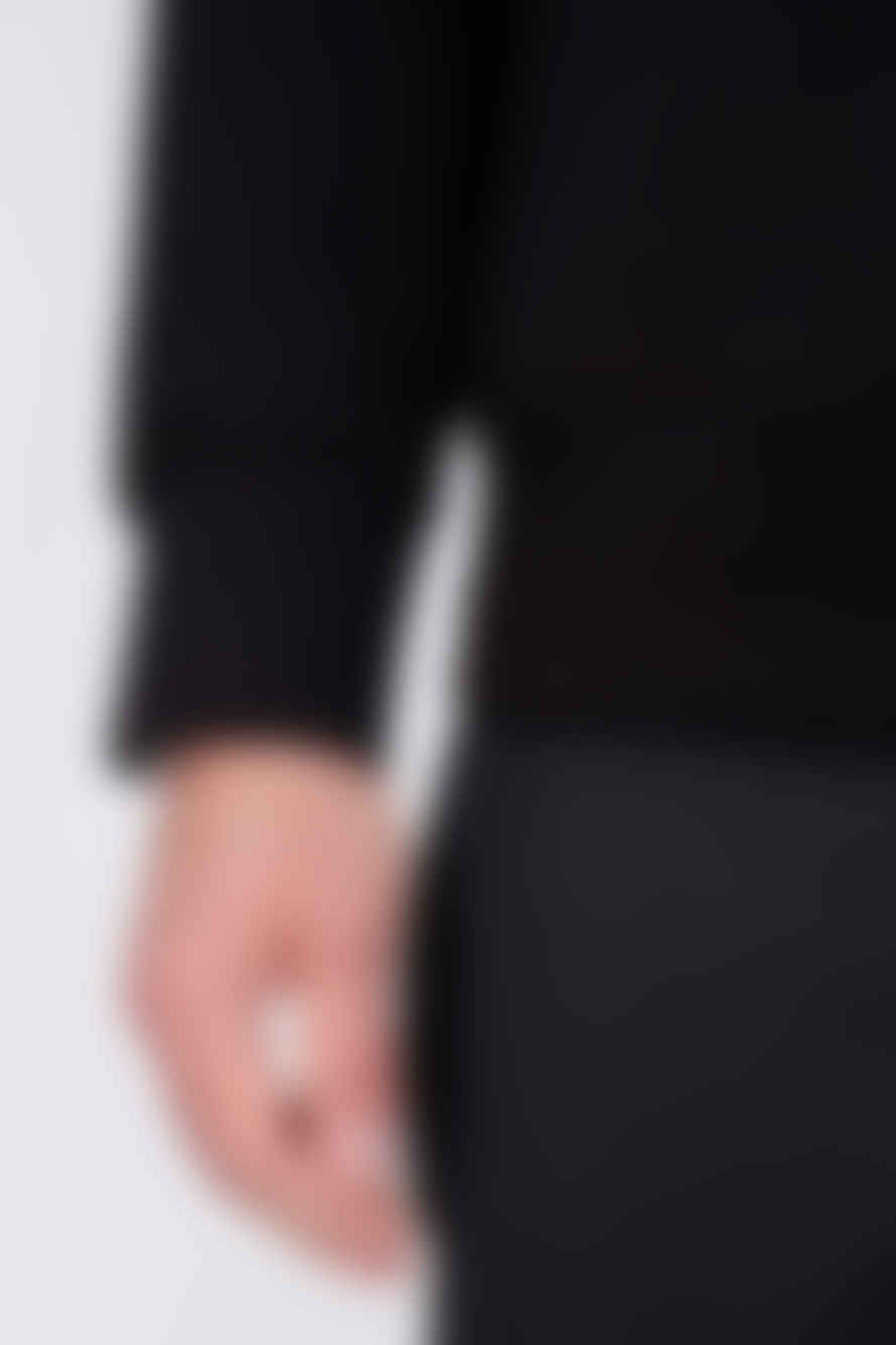 PT TORINO Black Neoprene Sweatshirt