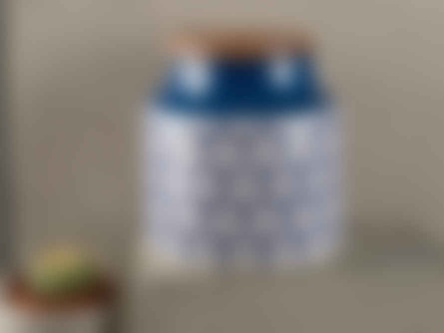 Kitchen Craft Mikasa Drift Storage Jar Blue
