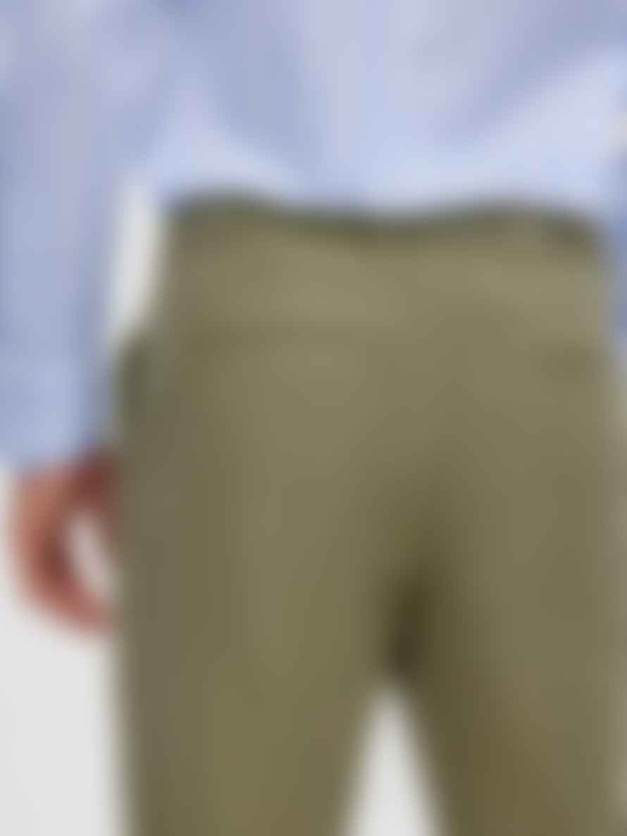 Selected Homme Selected Homme - Pantalon Fuselé Vert Lichen