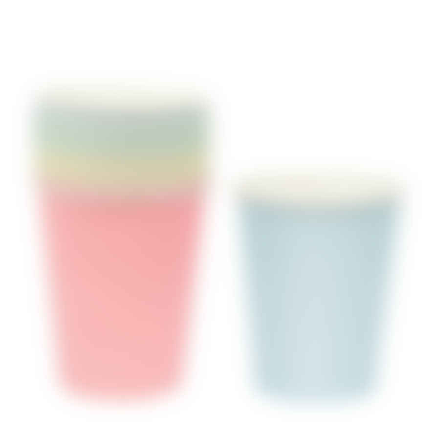 Talking Tables Eco-friendly Pastel Paper Cups - 8 Pack