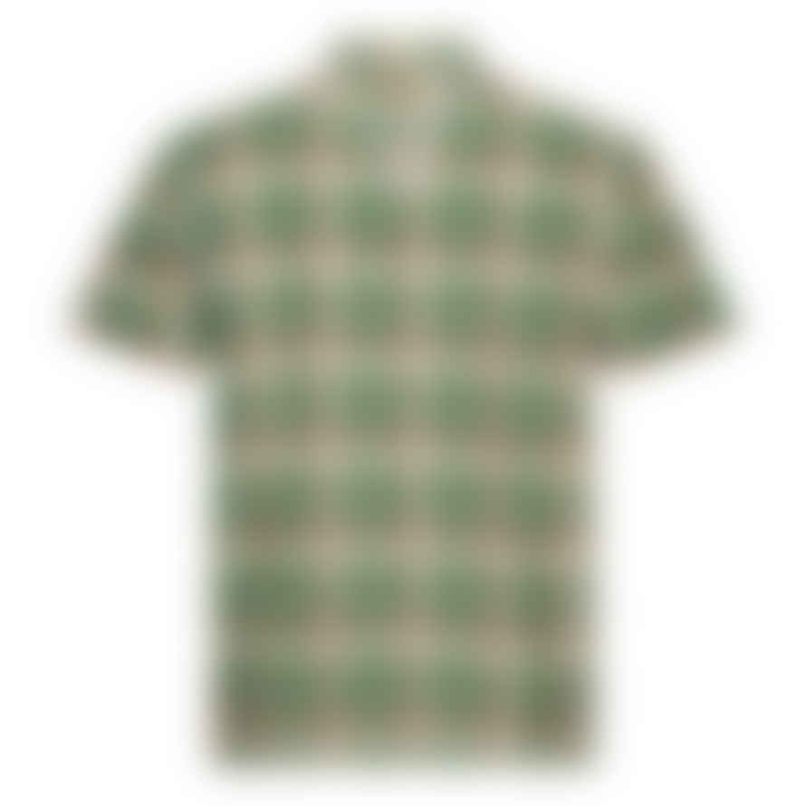Folk Green Check Soft Collar Shirt