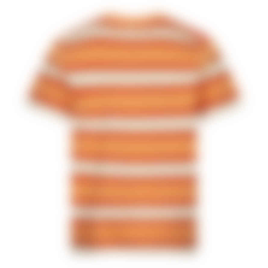 Folk Peach Multi Stripe T-shirt