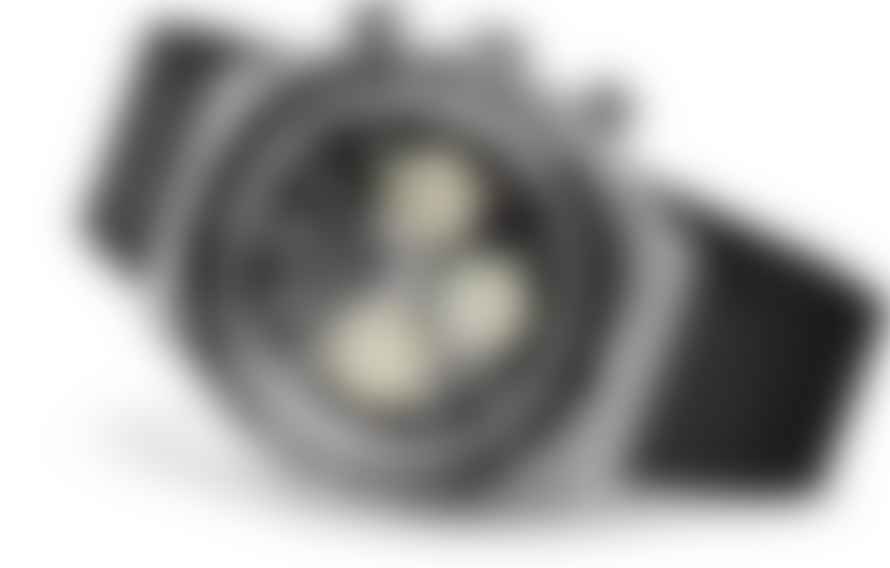 Timex Montre Q Chronographe - 40 Mm - Bracelet Cuir Noir