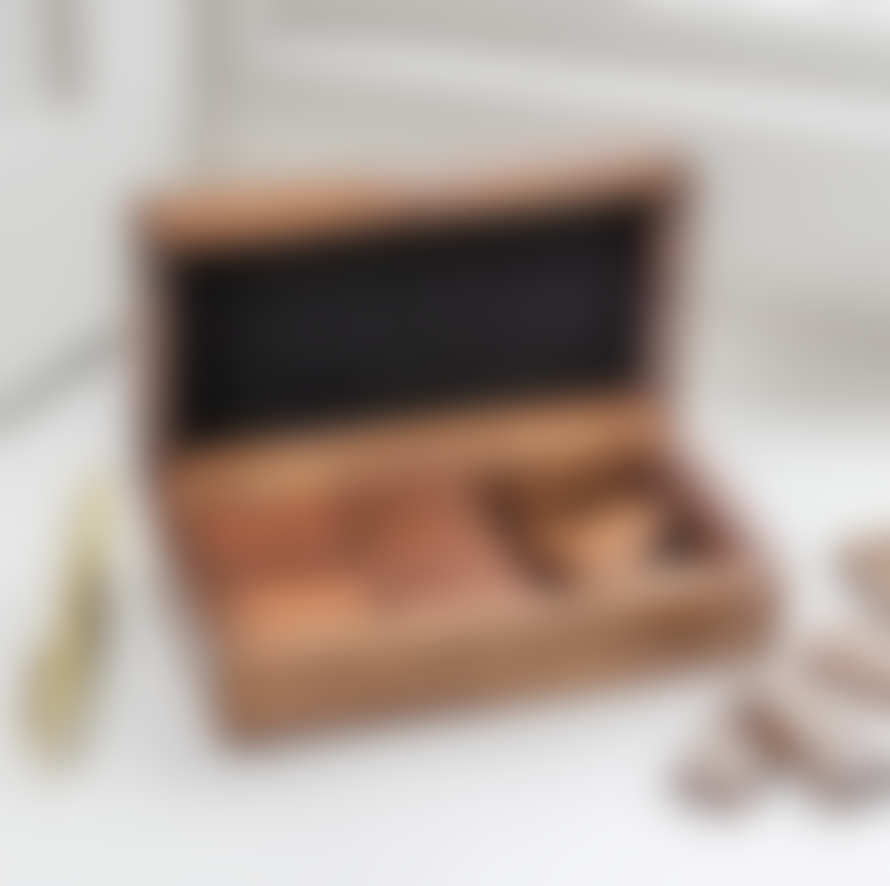 Luxury Brass Dominos Gift Box