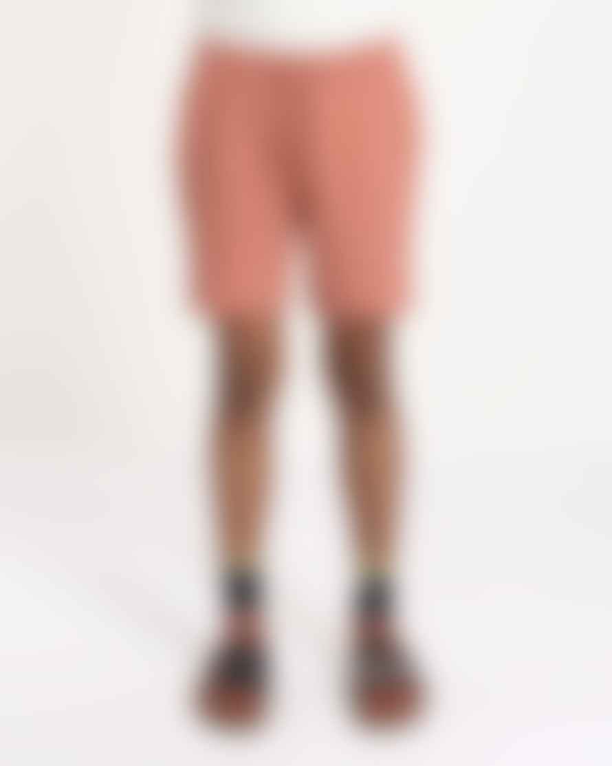 Far Afield Mahogany Pink Track Light Shorts