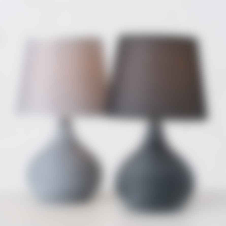 &Quirky Karan Table Lamp : Dark Grey or Light Grey