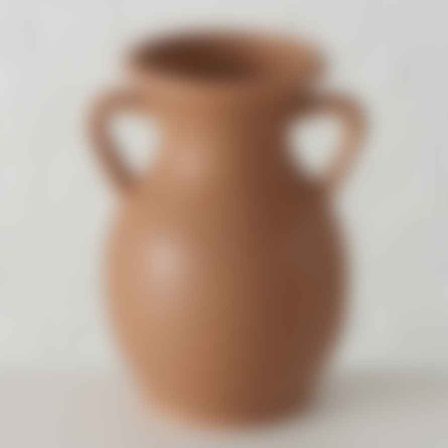 &Quirky Samra Hand Crafted Jar Pots : Brown or Light Brown