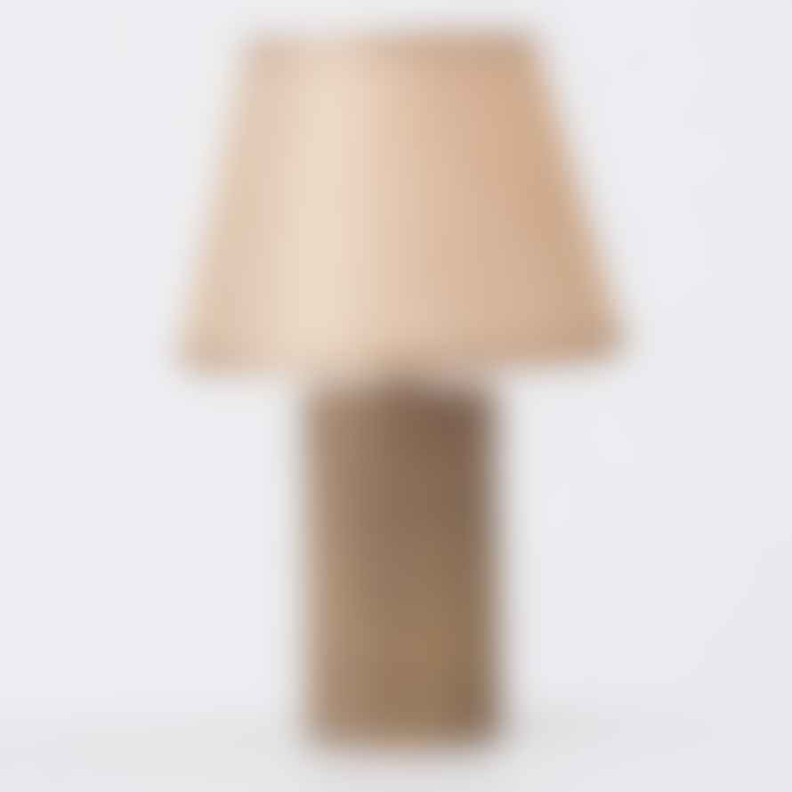 &Quirky Vareso Weave Effect Table Lamp : Brown or Grey