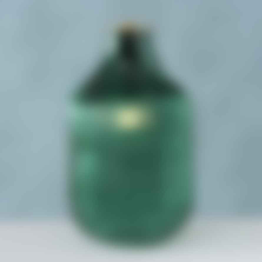 &Quirky Malina Battery Operated Green Bottle Lamp