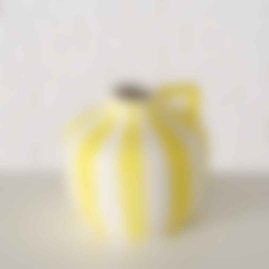 &Quirky Colour Pop Striped Bottle Vase : Yellow or Green
