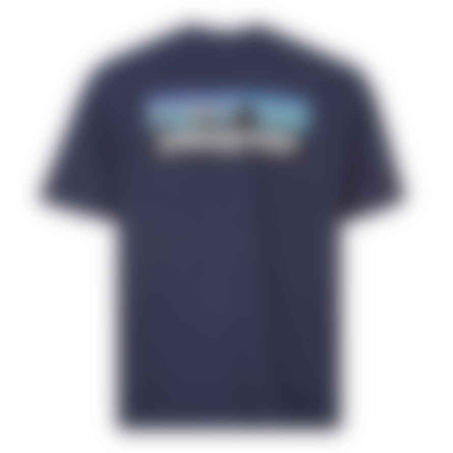 Patagonia Navy P-6 Logo Responsibili T-shirt