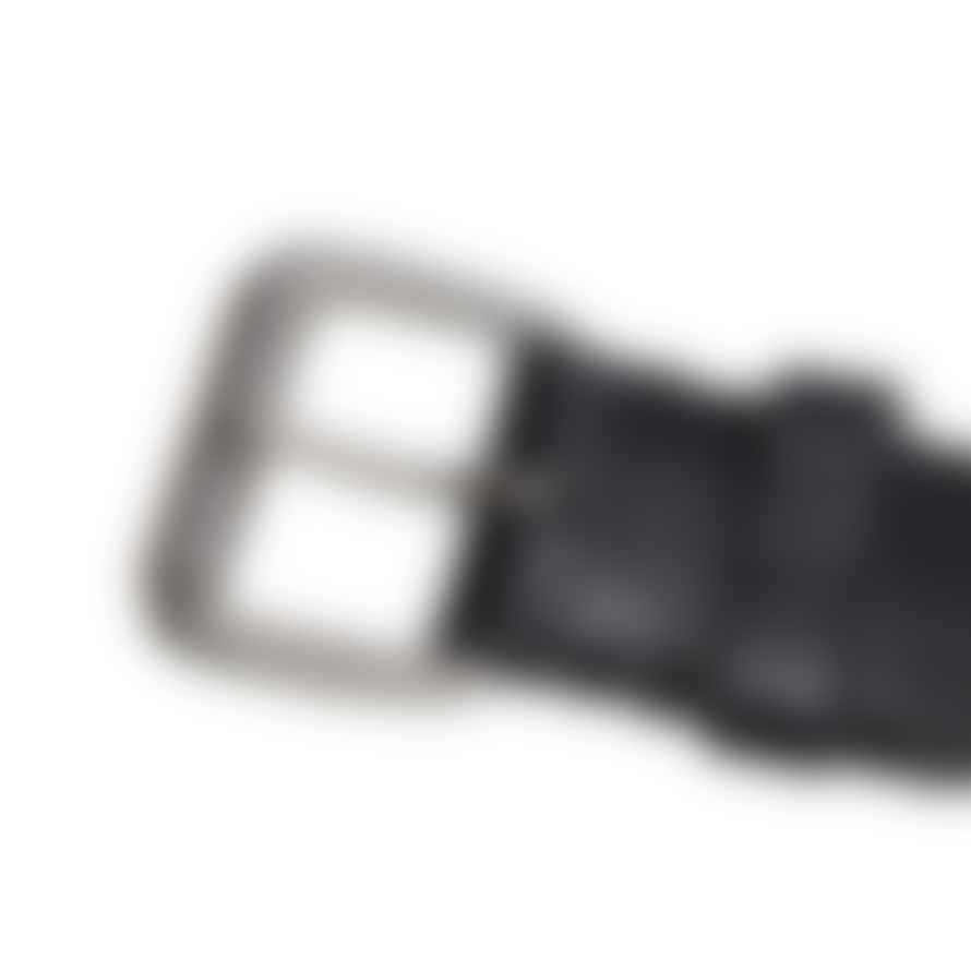 Polo Ralph Lauren Black Tumbled Leather Belt 