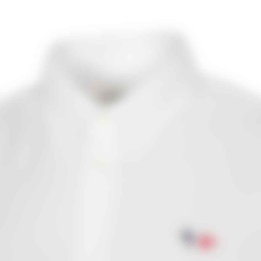 Maison Kitsune White Tricolour Fox Shirt