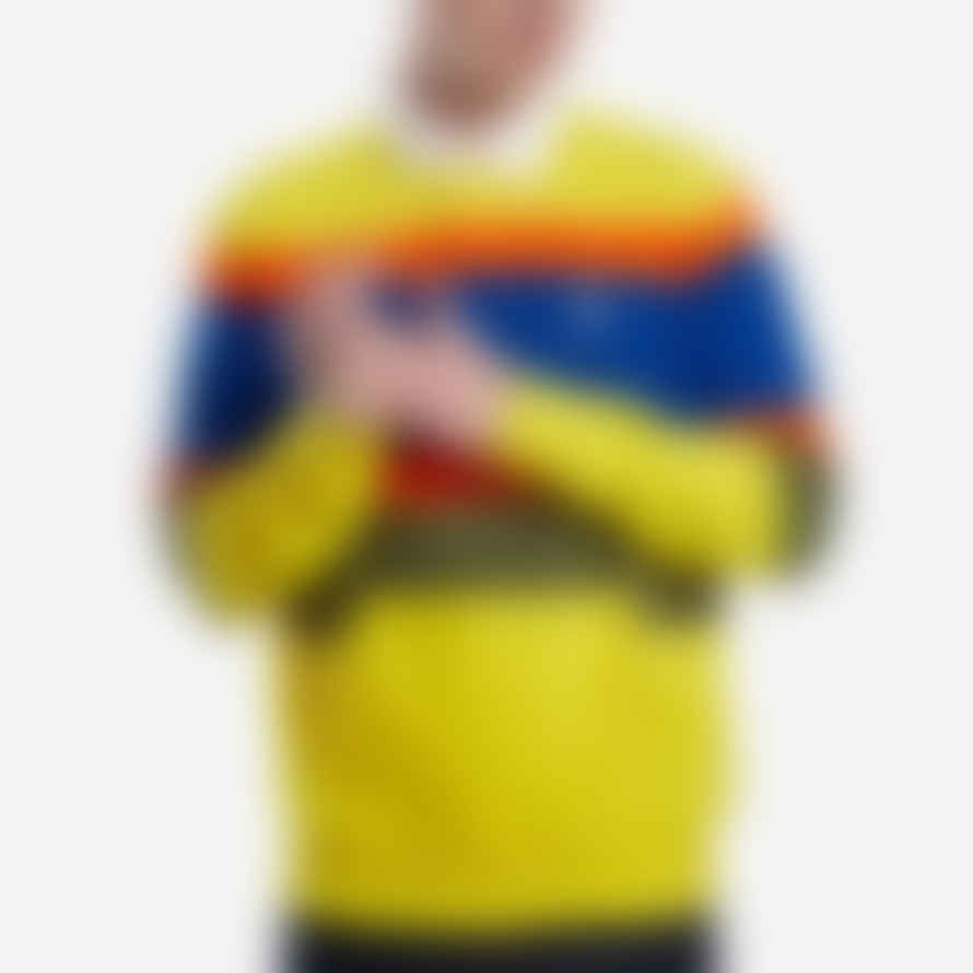 Polo Ralph Lauren Yellow Stripe Rugby Sweatshirt 