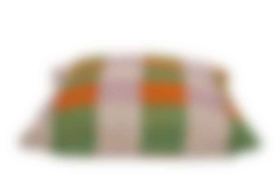 Liv Interior PET outdoor cushion, SQUARE, green, orange, lavender, 45x45 cm